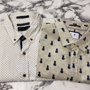 two men's shirts